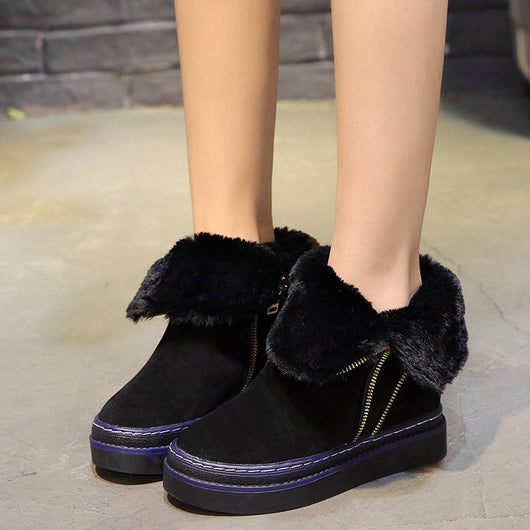 Botas de Nieve Cálidas con Forro de Terciopelo y Altura Interior Reforzada - Image 6