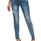 Pantalones Slim Rotos con Cintura Elástica