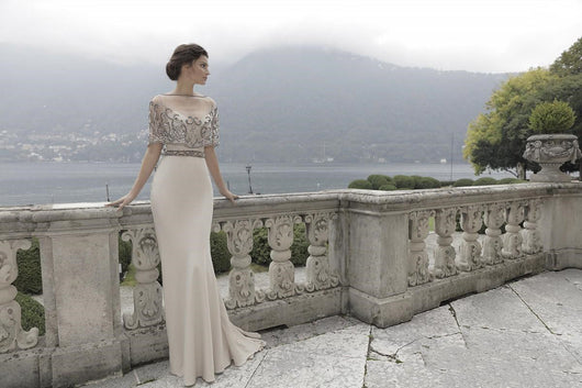 Vestido de Hombro Cristal Ajustado - Image 3