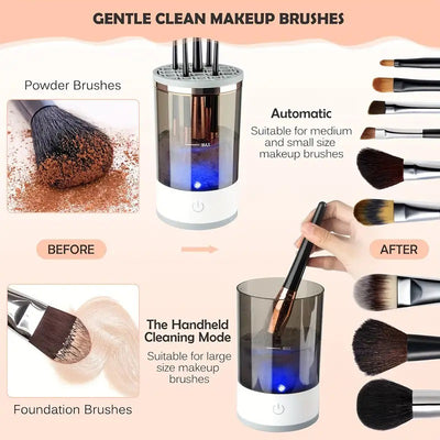 Limpiador Automático de Brochas de Maquillaje Portátil USB - Image 4
