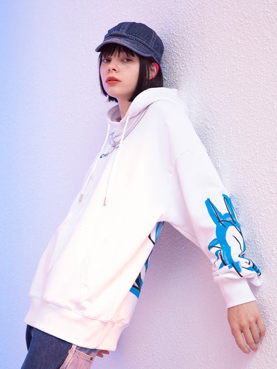 Chamarra Hoodie Suelta para Parejas Primavera Otoño Casual - Image 9