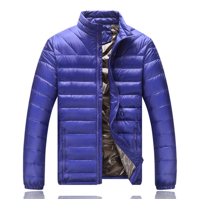 Chaqueta de Plumas Ligera para Hombre con Cuello Tipo Mao - Talla XL - Image 16