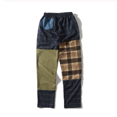 Pantalones Casuales con Costuras de Contraste - Image 5