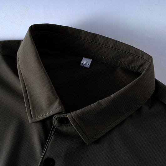 Polo Talla Grande Hombre Seda de Hielo sin Costuras - Image 13