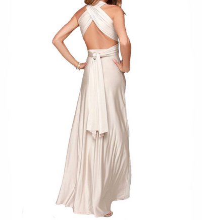 Vestido Largo Backless Multiusos para Fiestas y Bodas - Image 5