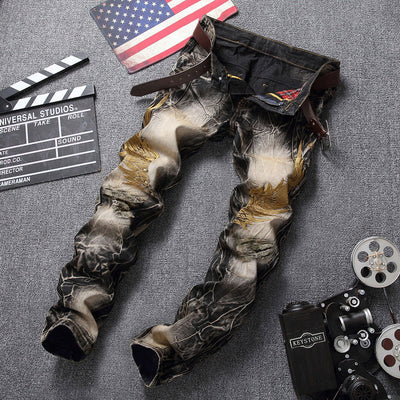 Jeans Bordados para Hombre - Cómodos y Modernos - Image 5
