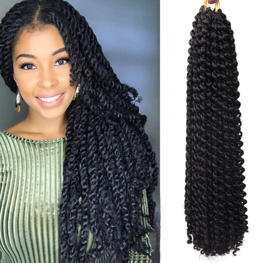 Peluca Crochet Efecto Ondas de Agua