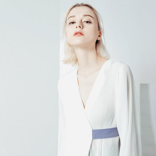 Blusa de Gasa con Mangas Farol - Image 3