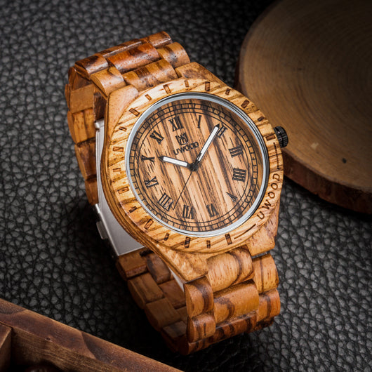 Reloj de Cuarzo con Cuerpo de Madera - Image 3
