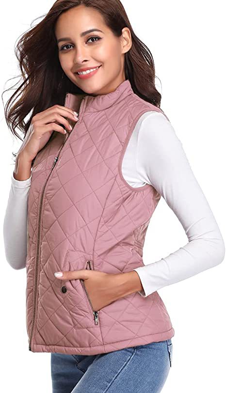 Chaleco de Algodón para Mujer con Cuello Parado y Bolsillos con Cierre - Image 39