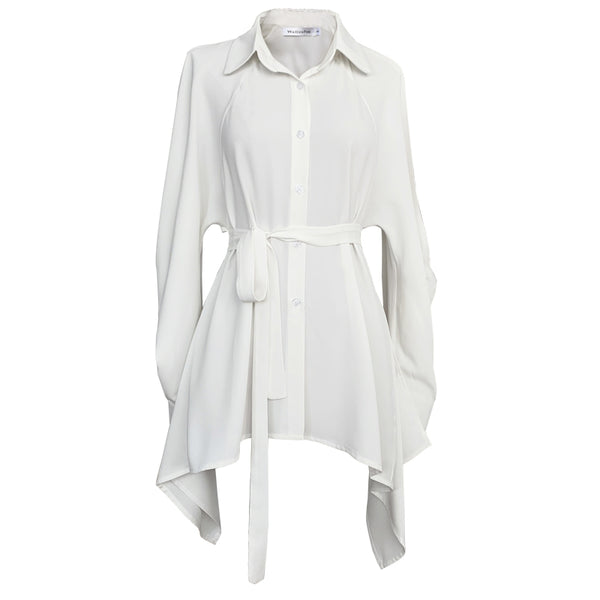Blusa Blanca de Diseño Exclusivo para Mujer