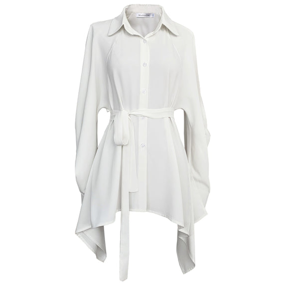 Blusa Blanca de Diseño Exclusivo para Mujer