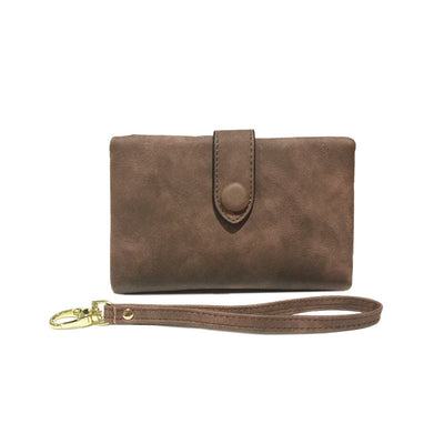 Billetera Corta de Cuero Fotográfico Mate - Diseño Coreano para Mujer - Image 19