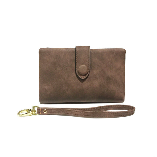 Billetera Corta de Cuero Fotográfico Mate - Diseño Coreano para Mujer - Image 19