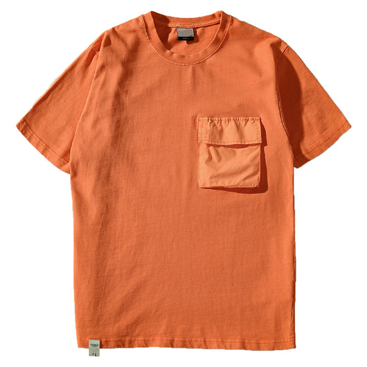 Camiseta Básica de Algodón para Hombre - Colores Sólidos - Image 18