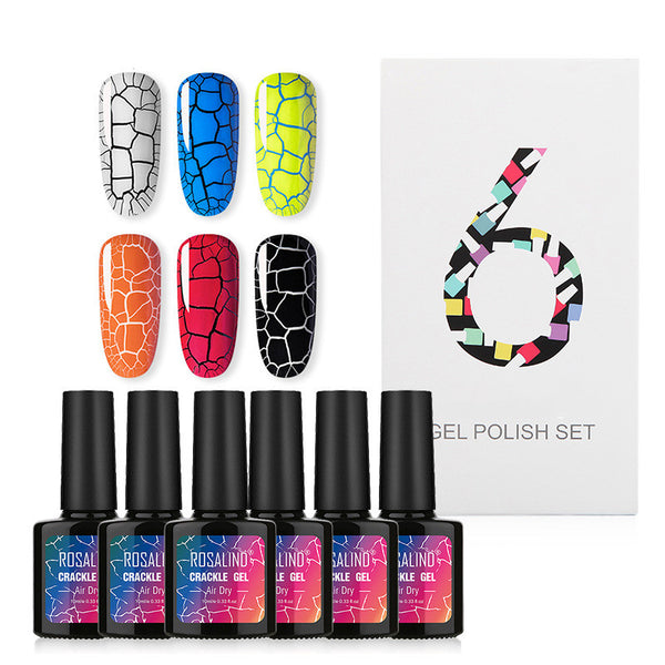 Set de 6 Adhesivos de Gel para Reparar Grietas en Uñas