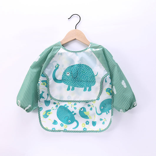 Babero Impermeable para Bebé con Bolsillo Atrapa Comida - Image 9