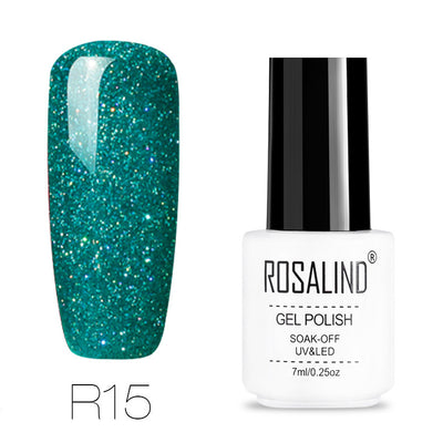 Uñas de Terapia Lumínica Arcoíris con Diseño de Estrellas - 29 Colores - Image 22