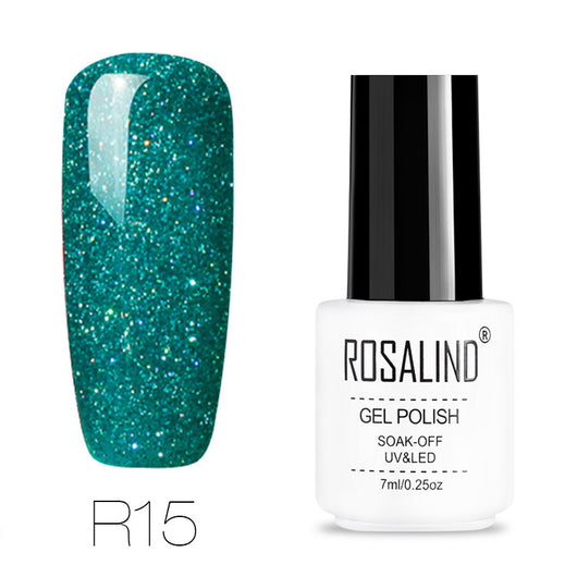 Uñas de Terapia Lumínica Arcoíris con Diseño de Estrellas - 29 Colores - Image 22