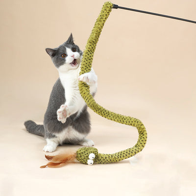 Varita Interactiva para Gatos con Plumas - Juguete Antiaburrimiento - Image 11
