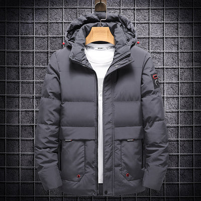 Chamarra de Invierno Acolchada con Plumón para Hombre - Image 9