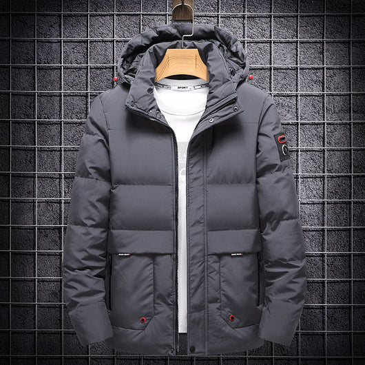 Chamarra de Invierno Acolchada con Plumón para Hombre - Image 9