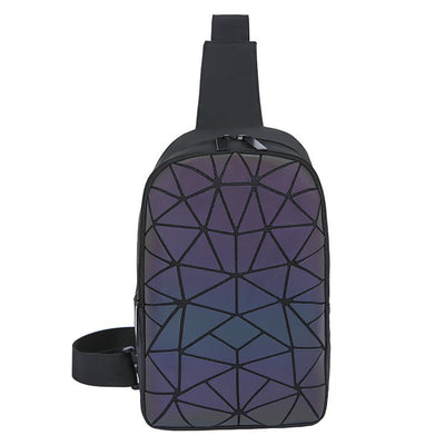 Bolsa Geométrica Luminosa - Bandolera y Mochila de Pecho - Image 5