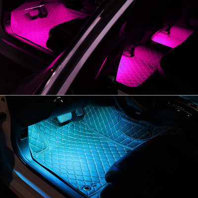 Luces LED Ambientales para Auto - 4 en 1 Multicolor - Image 3