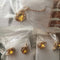 Rhinestone Earring Necklace Champagne