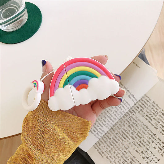 Funda Protectora de Auriculares Apple con Diseño Arcoíris Infantil - Image 17
