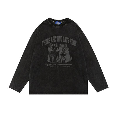 Abrigo Camiseta Manga Larga Casual para Hombre