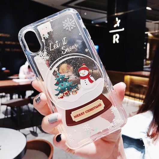 Funda Móvil Apple Copos de Nieve Arena Navidad - Image 15