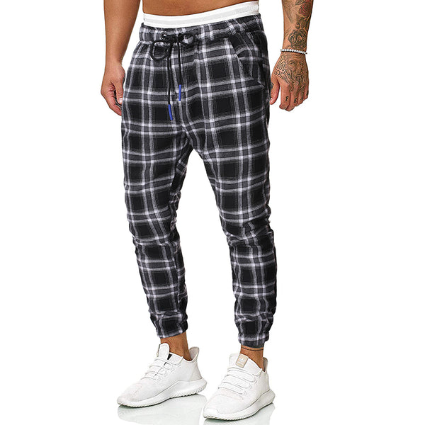 Pantalones Casuales a Cuadros - Comodidad y Estilo