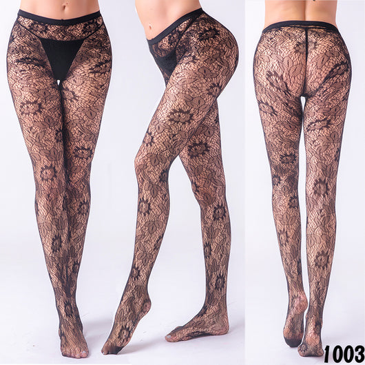 Medias Jacquard Rosa Vintage - Image 14