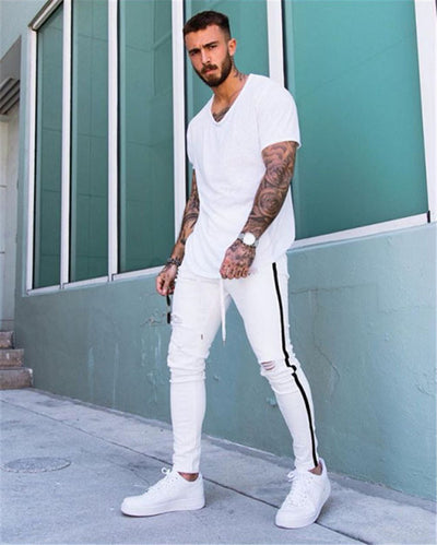 Pantalones Vaqueros Rotos para Hombre - Image 12