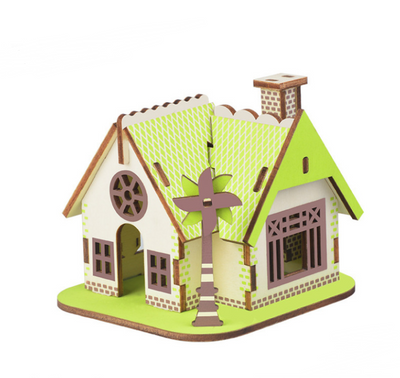 Puzzle 3D de Madera - Modelo Tridimensional Artesanal