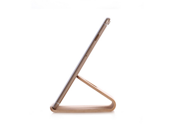 Soporte de Madera para iPhone Compatible con Apple