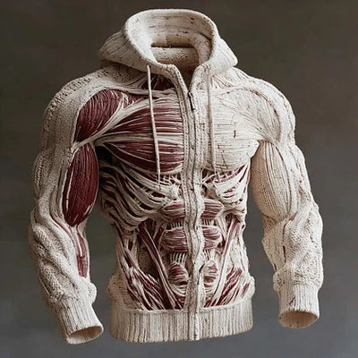 Chaqueta Hoodie Estampada Casual para Hombre - Estilo Urbano Moderno - Image 14