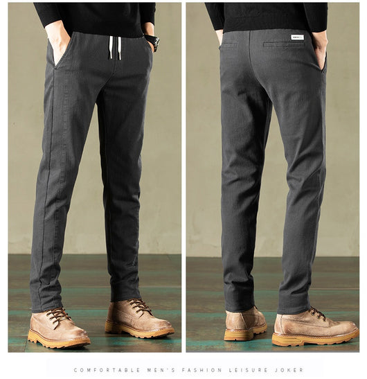 Pantalones Deportivos Rectos Elásticos para Hombre - Image 27