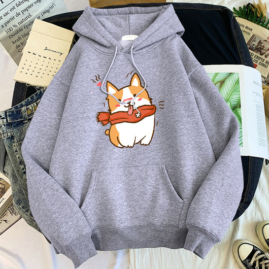 Sudadera Mujer Estampado Tendencia Coreana Manga Larga Casual - Image 4