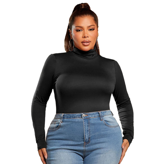 Blusa Reductora de Cuello Alto Ajuste Slim - Image 5