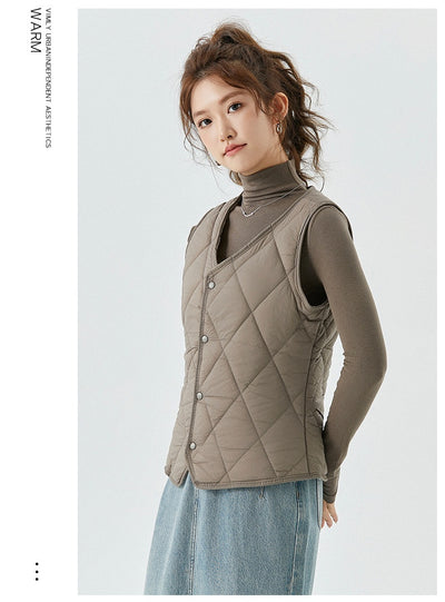 Chaleco Corto de Terciopelo para Otoño e Invierno Mujer - Image 29