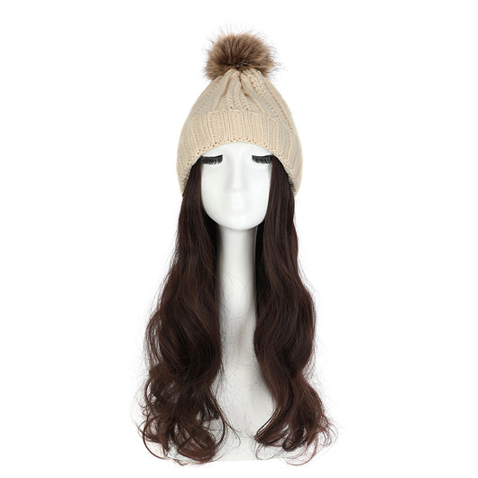 Gorro de Lana con Peluca Desmontable para Mujer - Image 18