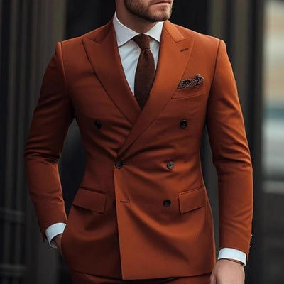 Trajes Formales Británicos de Dos Piezas para Hombre Ejecutivo