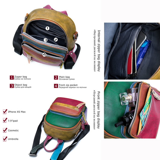 Mochila de Cuero Vintage - Image 5