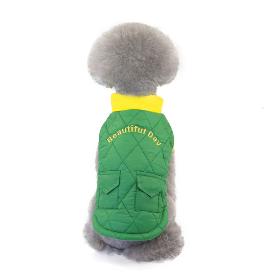 Chaleco Doble Bolsa de Algodón para Mascotas - Image 17