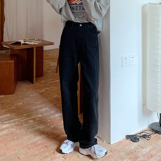 Pantalones Estilo Coreano Ajustados y Rectos Reductores