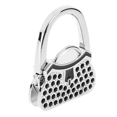 Organizador de Bolsos y Carteras con Ganchos de Cristal - Soporte Plegable Portátil - Image 5
