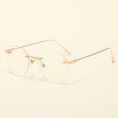 Gafas Sin Marco Doradas - Diseño Elegante para Hombre - Image 13