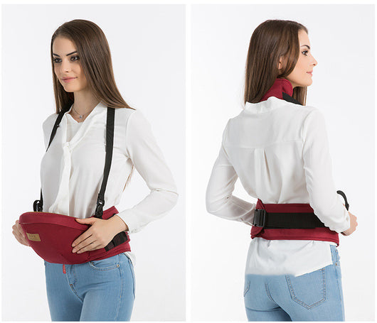 Mochila Portabebé Multifuncional con Asiento Lumbar - Image 3